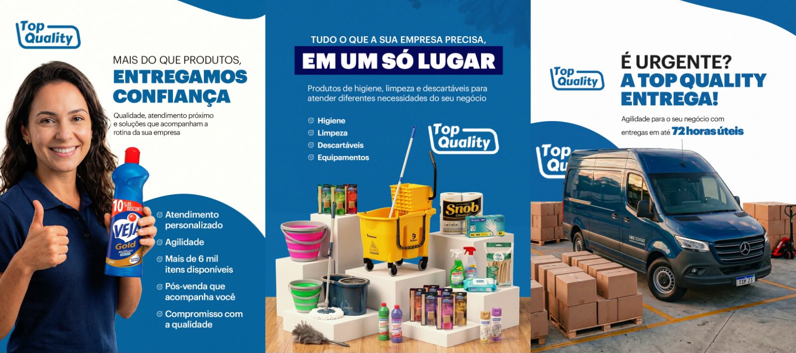 Produtos de Higiene, Limpeza e Descartáveis para Empresas